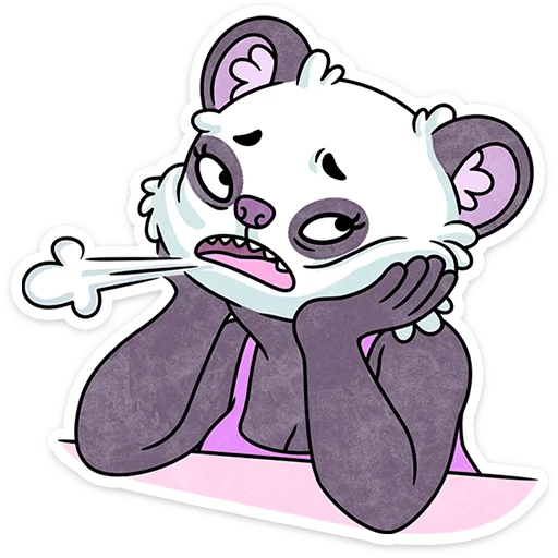 Sticker from the "Мамси" sticker pack