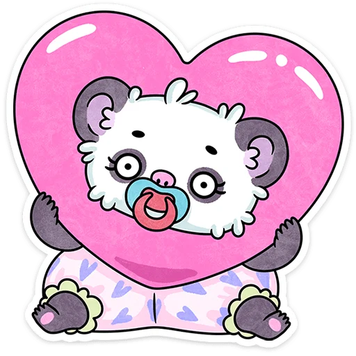 Sticker from the "Мамси" sticker pack