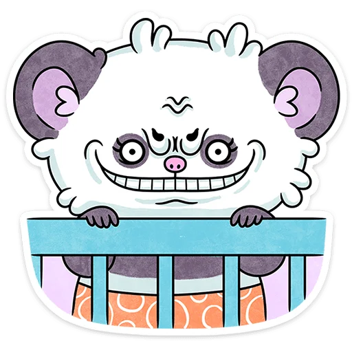 Sticker from the "Мамси" sticker pack