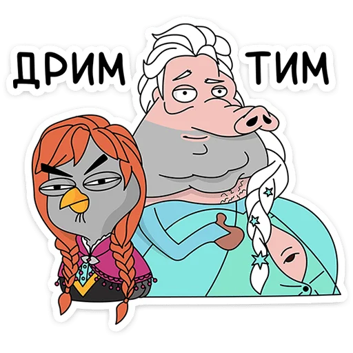 Sticker Подозрительная Сова