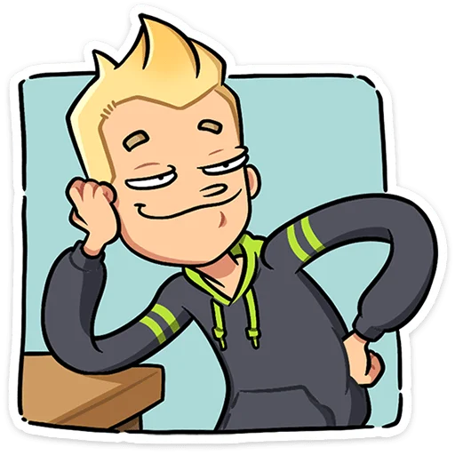 Sticker from the "Челик" sticker pack