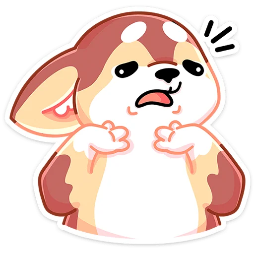 Sticker from the "Батончик" sticker pack