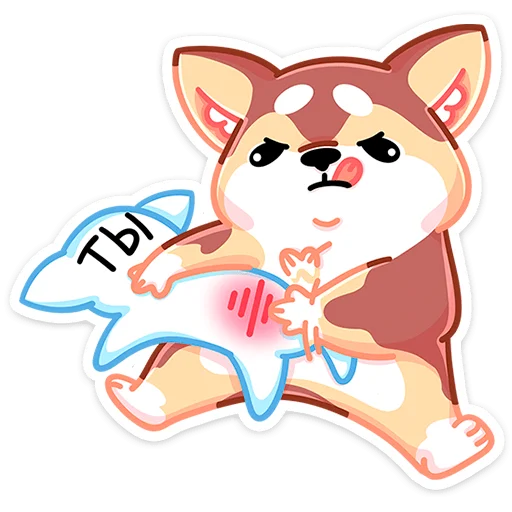 Sticker from the "Батончик" sticker pack