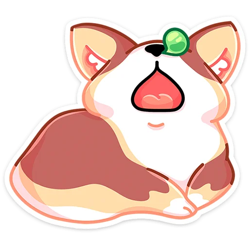 Sticker from the "Батончик" sticker pack