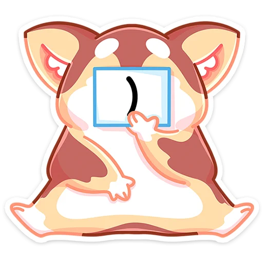 Sticker from the "Батончик" sticker pack