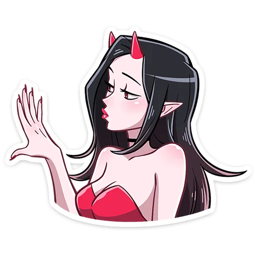 Sticker from the "Адская парочка" sticker pack