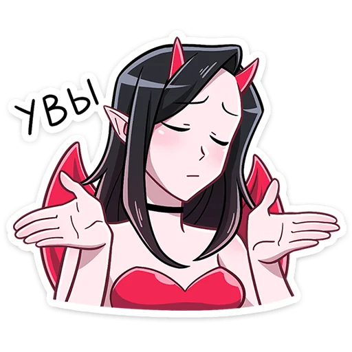 Sticker from the "Адская парочка" sticker pack