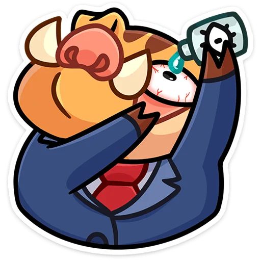 Sticker from the "Сергеич" sticker pack