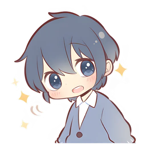 Sticker from the "Anime boy and girl" sticker pack