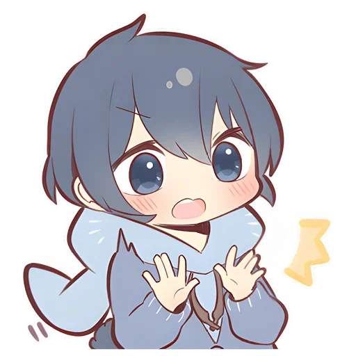 Sticker from the "Anime boy and girl" sticker pack