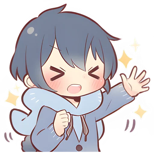 Sticker from the "Anime boy and girl" sticker pack