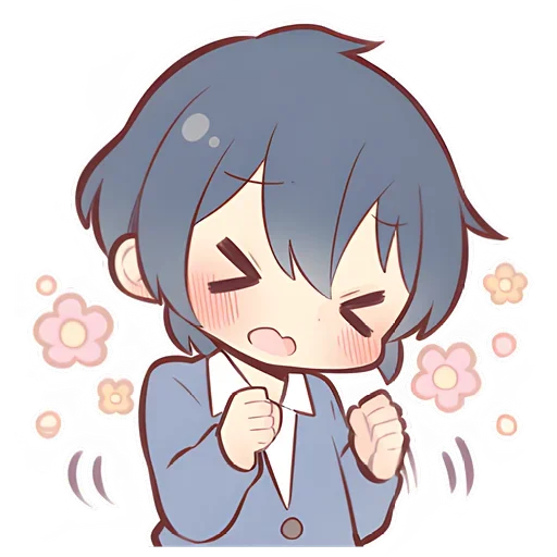 Sticker from the "Anime boy and girl" sticker pack