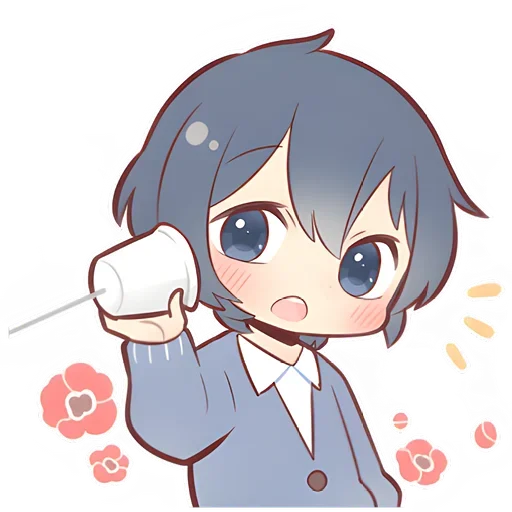 Sticker from the "Anime boy and girl" sticker pack