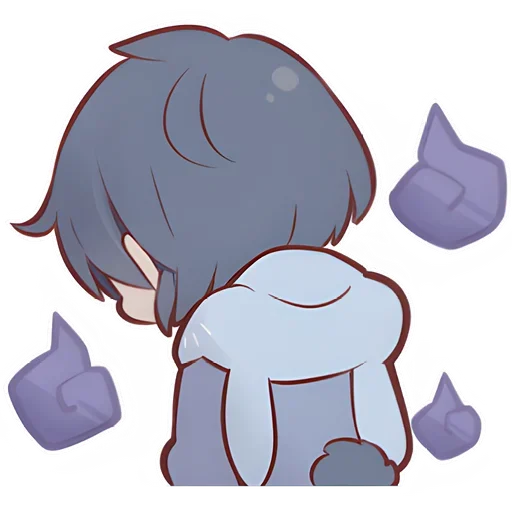 Sticker from the "Anime boy and girl" sticker pack