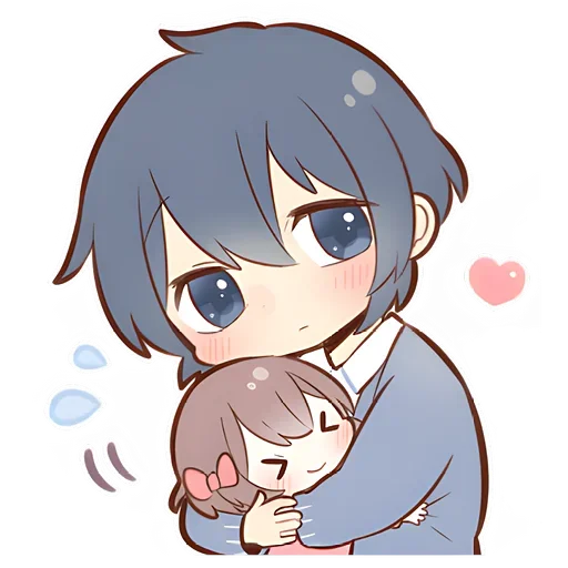 Sticker from the "Anime boy and girl" sticker pack