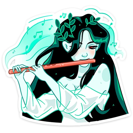 Sticker from the "Русалка Леся" sticker pack