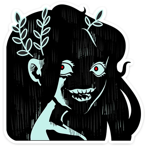 Sticker from the "Русалка Леся" sticker pack