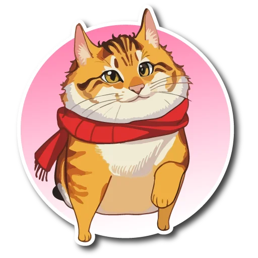 Sticker from the "Нейрокоты" sticker pack