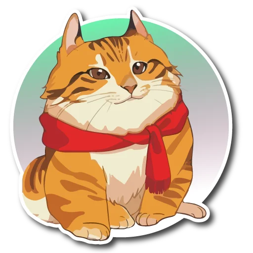 Sticker from the "Нейрокоты" sticker pack