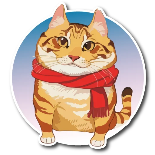 Sticker from the "Нейрокоты" sticker pack