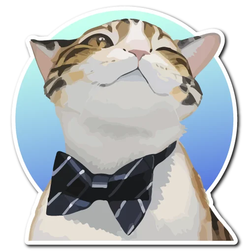 Sticker from the "Нейрокоты" sticker pack