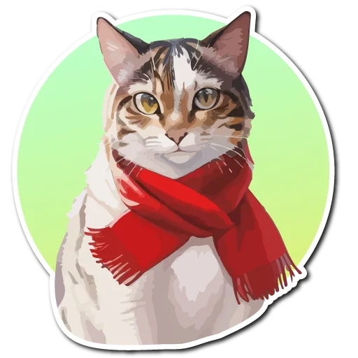 Sticker from the "Нейрокоты" sticker pack