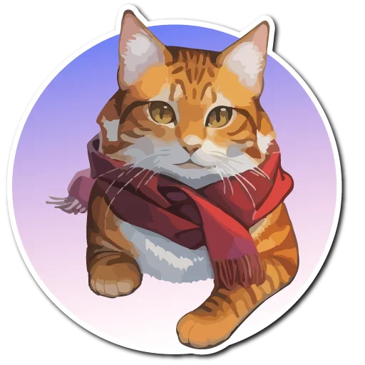 Sticker from the "Нейрокоты" sticker pack