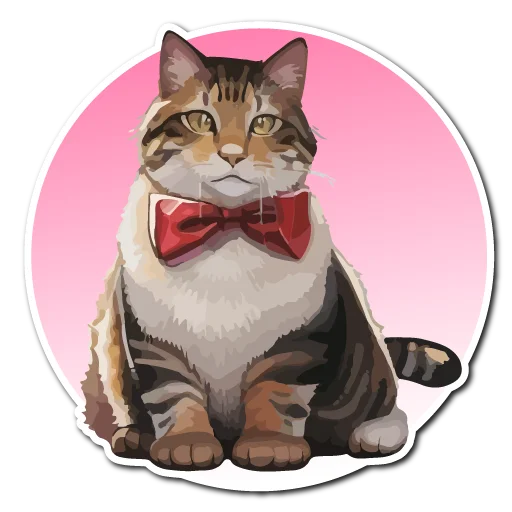 Sticker from the "Нейрокоты" sticker pack