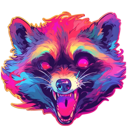 Sticker from the "Енотики" sticker pack