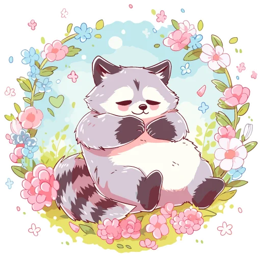 Sticker from the "Енотики" sticker pack