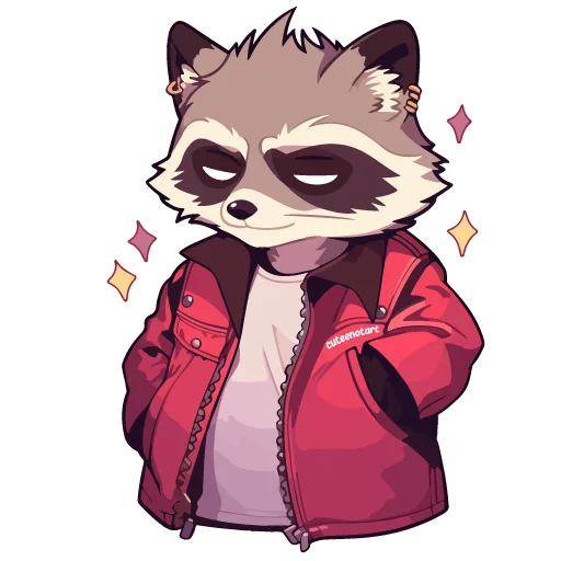 Sticker from the "Енотики" sticker pack