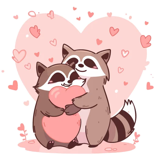 Sticker from the "Енотики" sticker pack