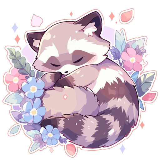 Sticker from the "Енотики" sticker pack