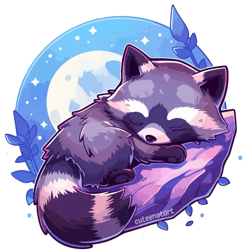 Sticker from the "Енотики" sticker pack