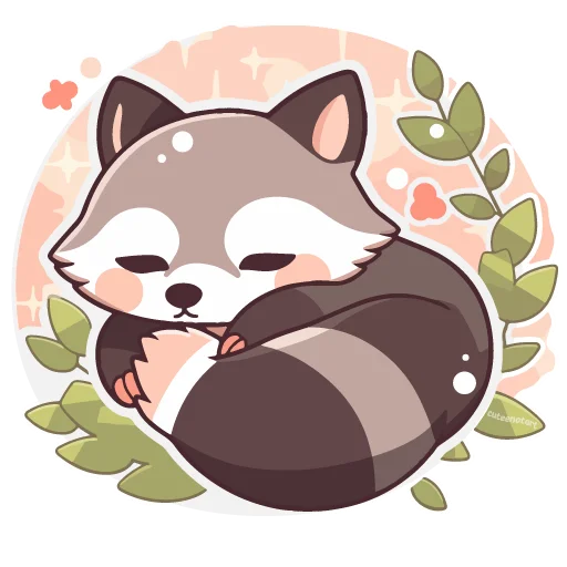 Sticker from the "Енотики" sticker pack