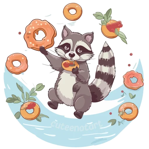 Sticker from the "Енотики" sticker pack