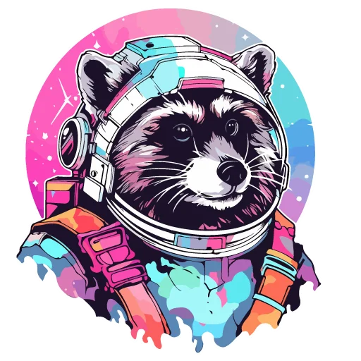 Sticker from the "Енотики" sticker pack