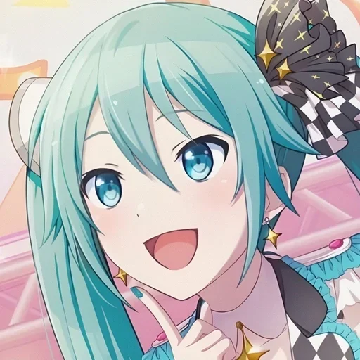 Sticker from the "Hatsune Miku" sticker pack