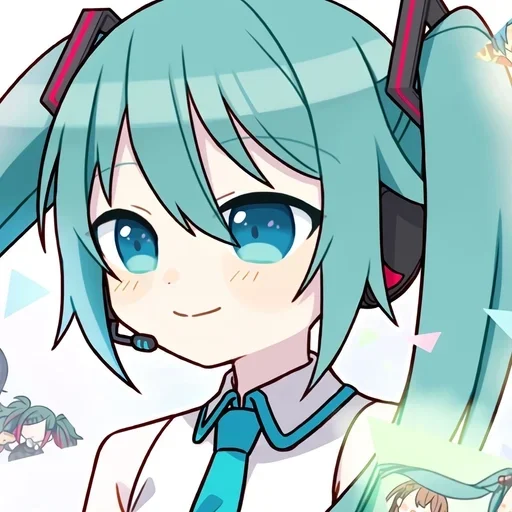 Sticker from the "Hatsune Miku" sticker pack