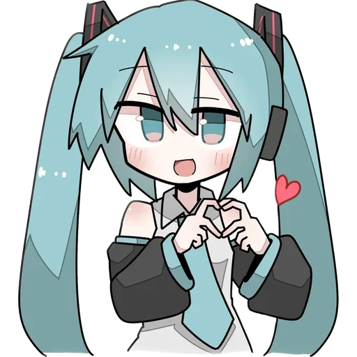 Sticker from the "Hatsune Miku" sticker pack