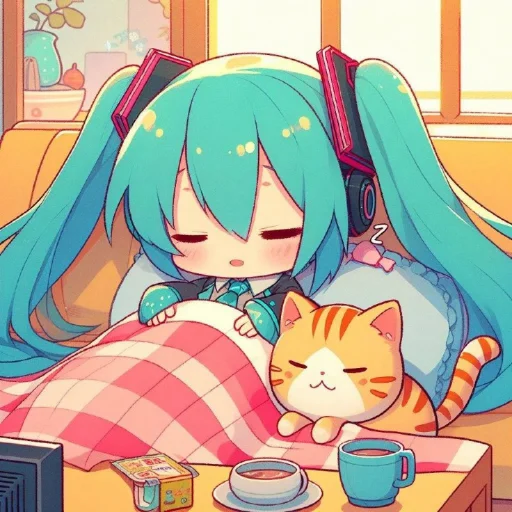 Sticker from the "Hatsune Miku" sticker pack