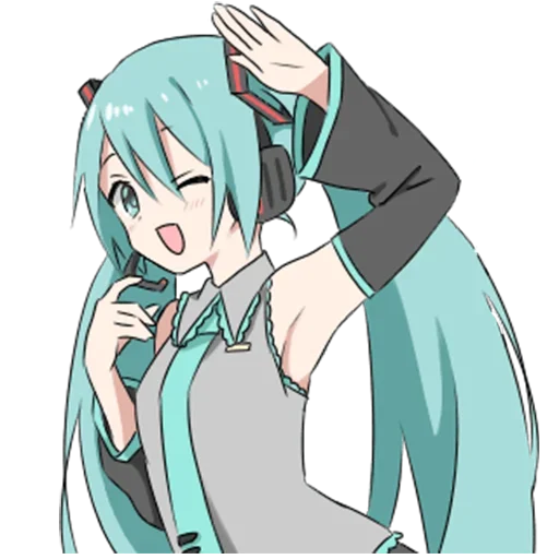 Sticker from the "Hatsune Miku" sticker pack