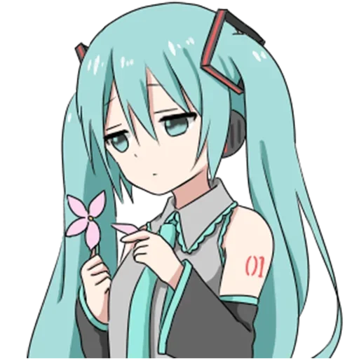 Sticker from the "Hatsune Miku" sticker pack