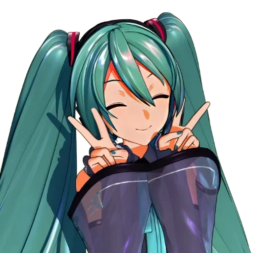 Sticker from the "Hatsune Miku" sticker pack