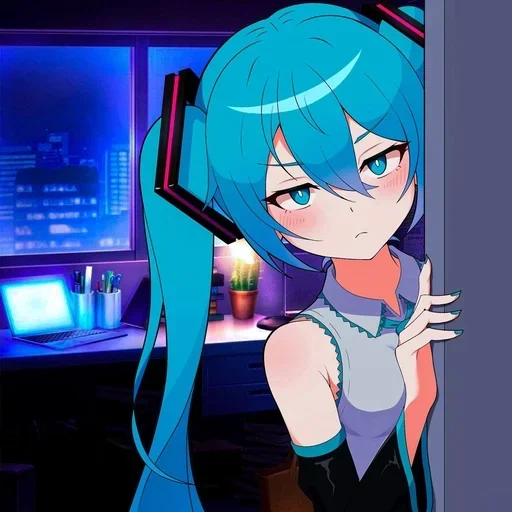 Sticker from the "Hatsune Miku" sticker pack