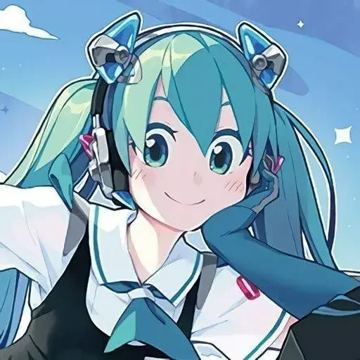 Стикер из набора "Hatsune Miku"