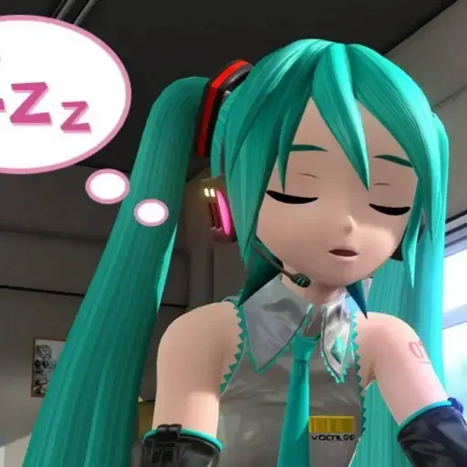 Sticker from the "Hatsune Miku" sticker pack