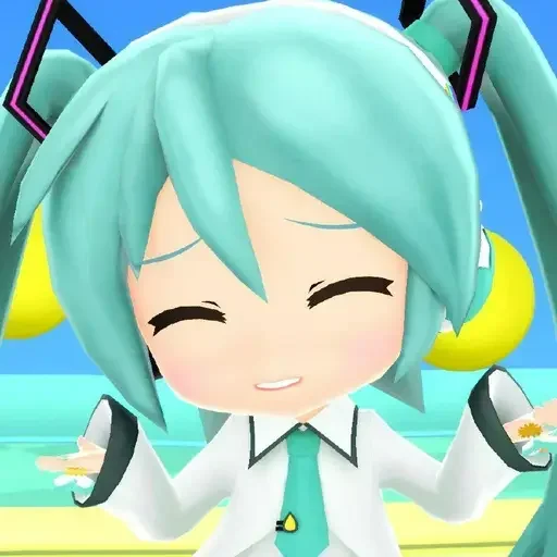 Sticker from the "Hatsune Miku" sticker pack