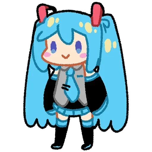 Sticker from the "Hatsune Miku" sticker pack