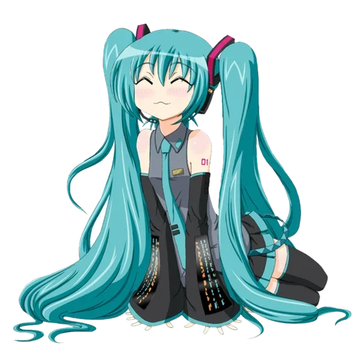 Sticker from the "Hatsune Miku" sticker pack